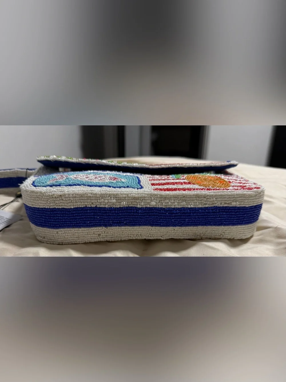 America & Beyond Beaded bag